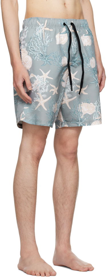 Plavky Versace Versace Barocco Sea Print Swim Shorts Šedá | 1016218_1A11347, 1