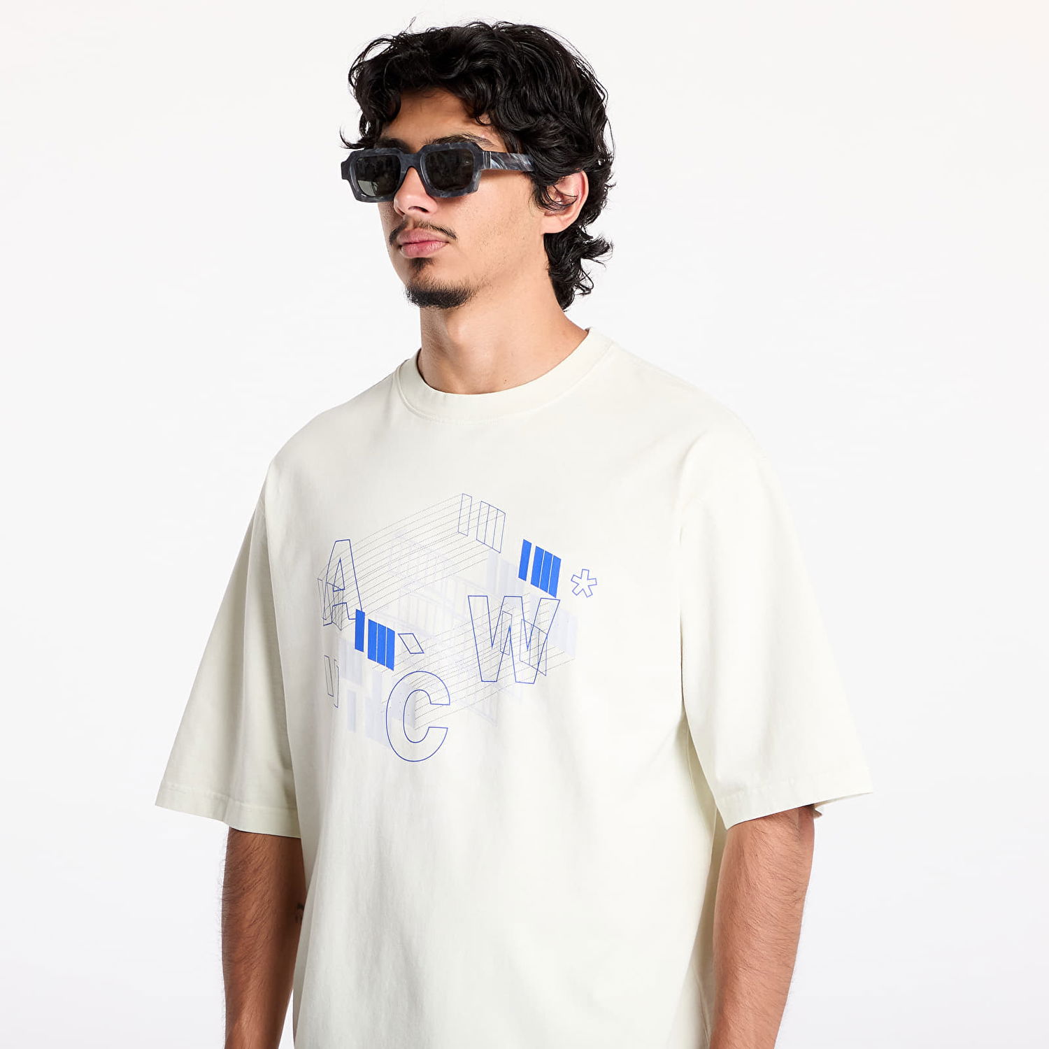 Tričko A-COLD-WALL* Schematic T-Shirt Beige Bone Biela | ACWMTS198 Beige, 1