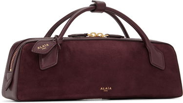 Kabelka Alaïa ALAÏA 'Le Teckel' Suede Clutch Bag Vínová | AA1S06026CA577, 1