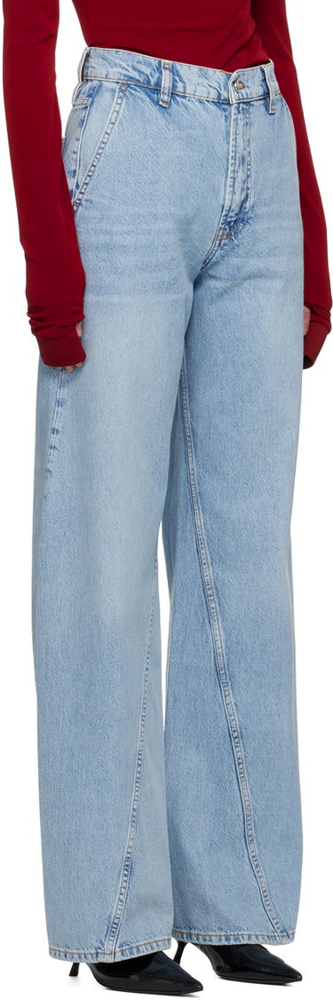 Džínsy Anine Bing ANINE BING Briley Wide Leg Jeans Modrá | A-06-1149-468, 1