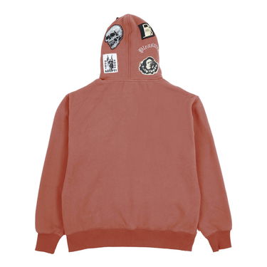 Mikina Pleasures Worms Hoodie Hnedá | P23F022-RUST, 2