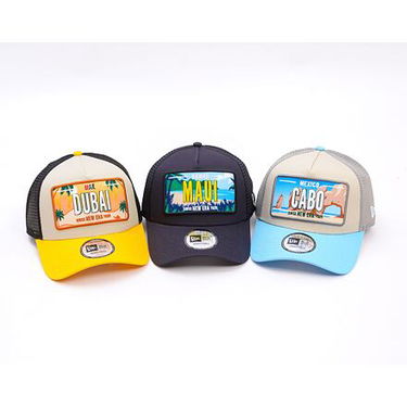 Šiltovka New Era New Era License Plate 9FORTY Trucker Cap (56-59 cm) Béžová | 60595313, 4