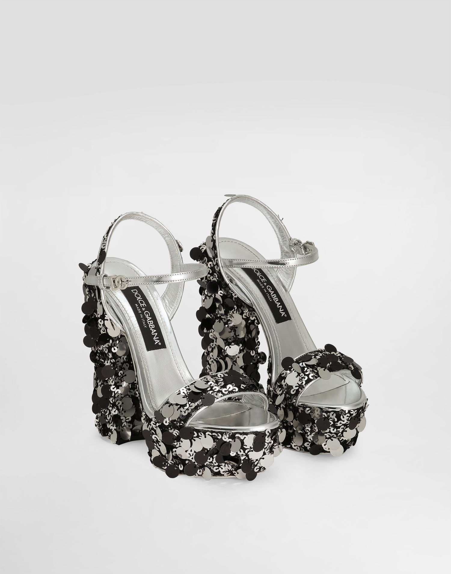 Tenisky a topánky Dolce & Gabbana Sequined Platform Sandals Rôznofarebný | CR1815A6M4080998, 1