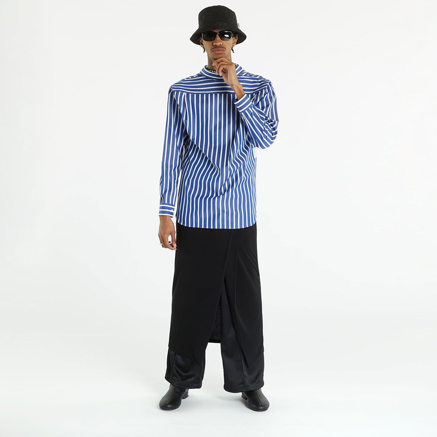 Košeľa Comme des Garçons Woven Stripe Shirt Rôznofarebný | FK-B044-S23, 0