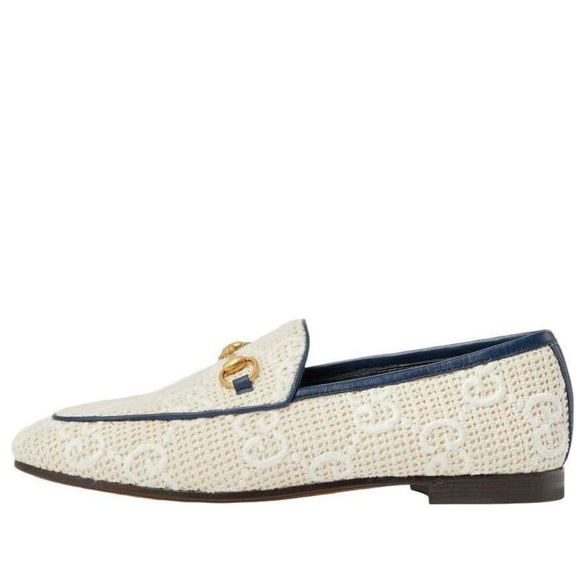 Tenisky a topánky Gucci Princetown GG-Supreme Canvas Backless Loafers Biela | 431467-FABQG-9188