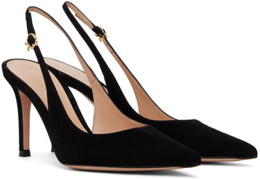 Tenisky a topánky Gianvito Rossi Suede Slingback Pumps Čierna | G95433-85RIC-CAM, 3
