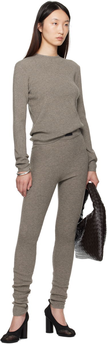 Legíny Fear of God Fear of God ESSENTIALS Soft Rib Leggings Šedá | 192SP257493FW, 3