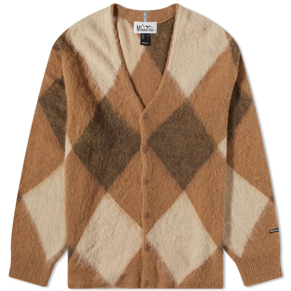 Sveter Manastash Aberdeen Argyle Cardigan Hnedá | 7124002-BGE, 0