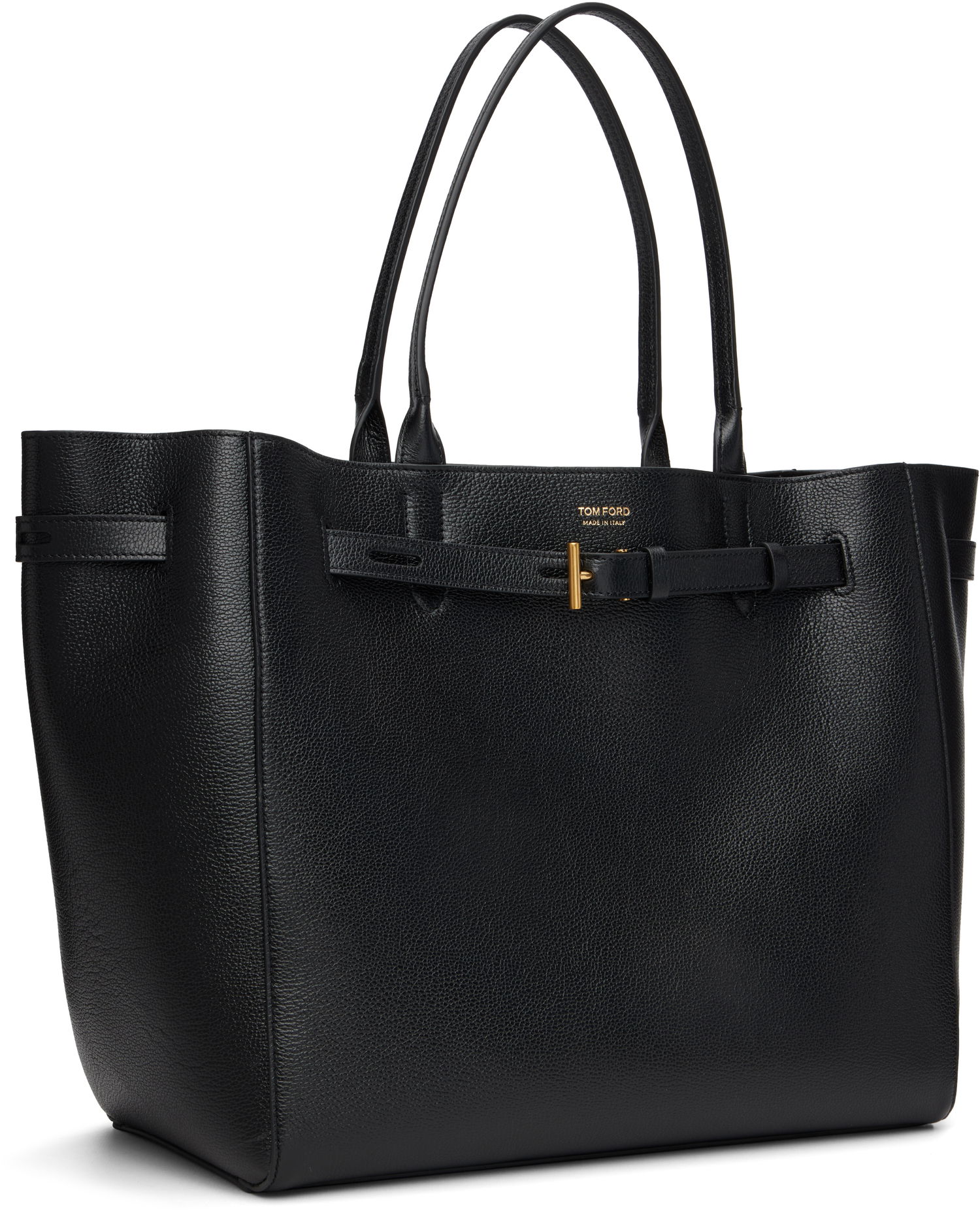 Tote bag Tom Ford Tom Ford Grain Leather Large Tote Čierna | L1823-LCL429X, 1
