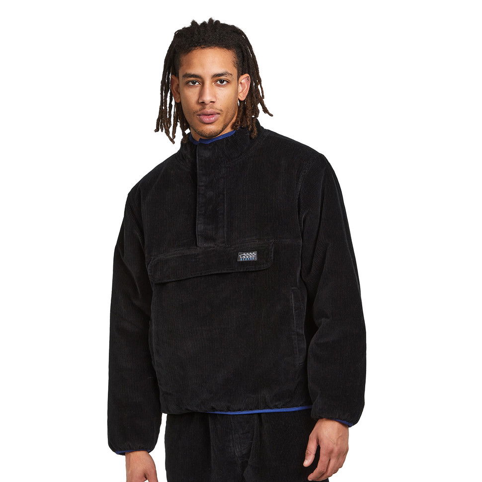 Bunda Stüssy Corduroy Mock Pullover Čierna | 115624-0001, 1