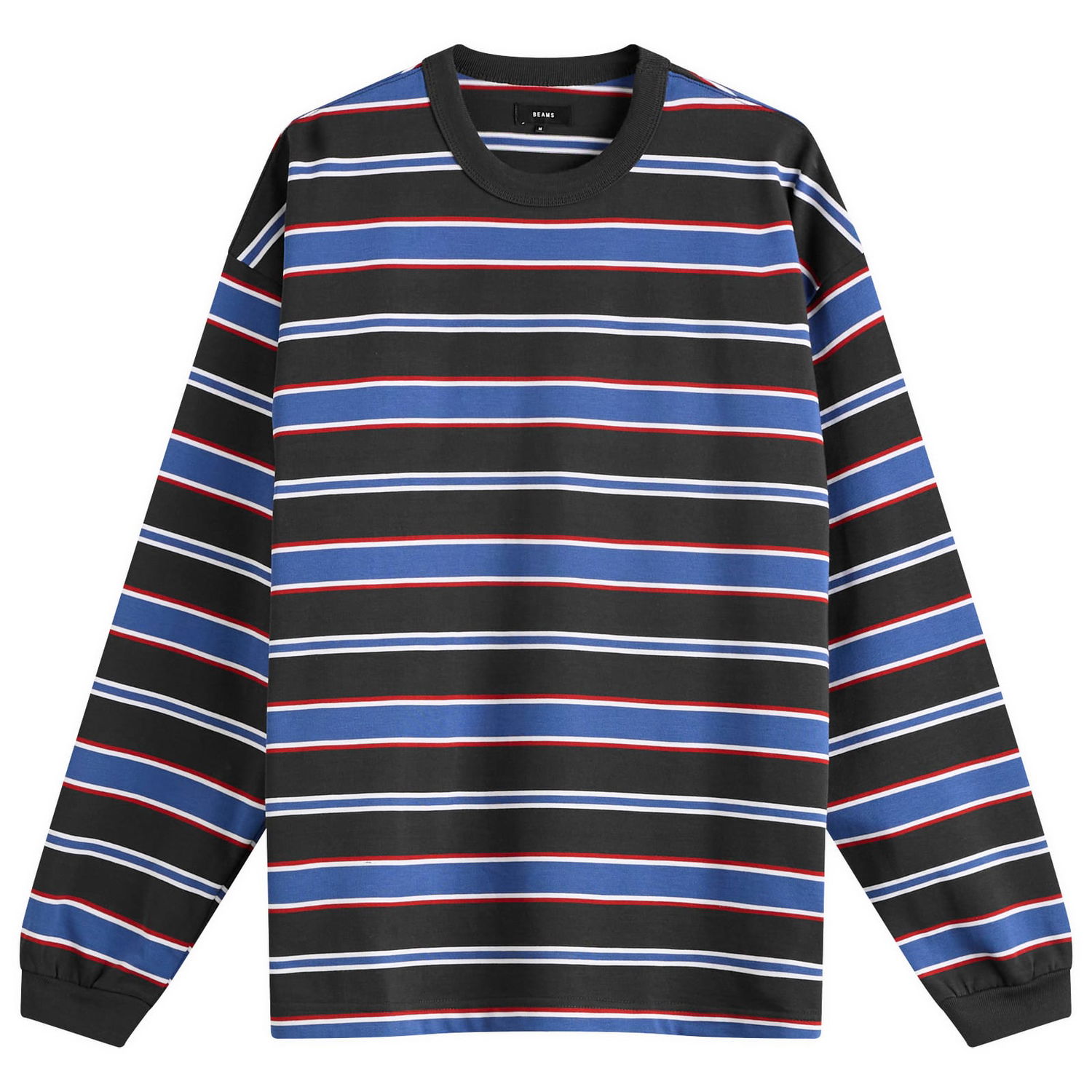 Tričko BEAMS BEAMS Loose Border Stripe Long Sleeve T-Shirt Rôznofarebný | 1114-0491-803-19, 1