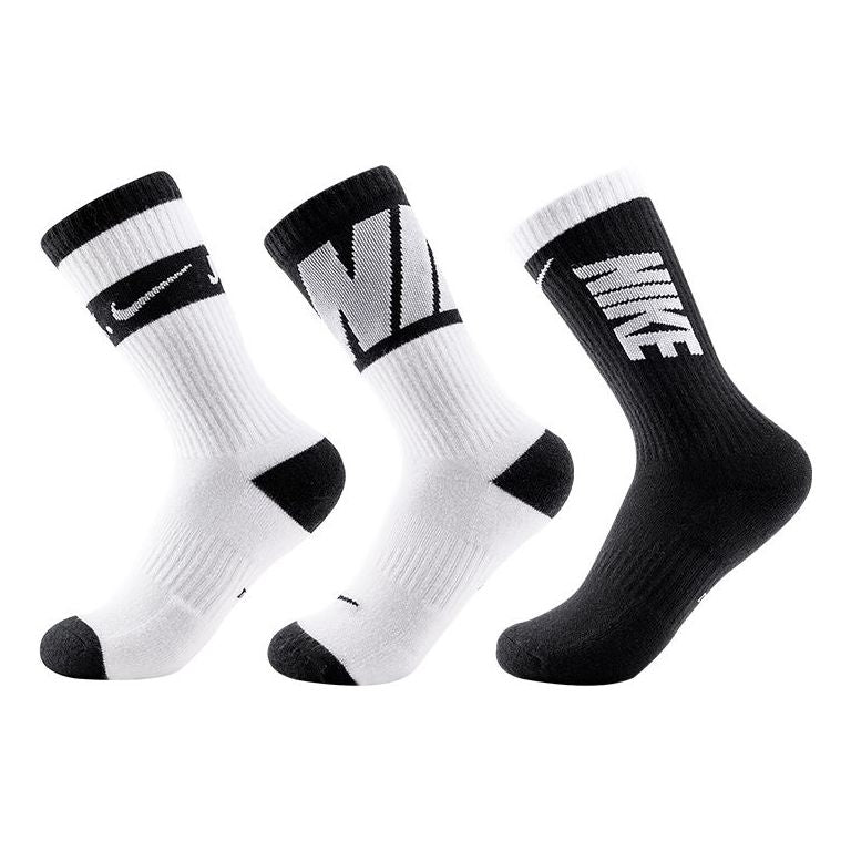 Ponožky Nike Everyday Cushioned Crew Socks (3 Pairs) Biela | DA2402-902, 0