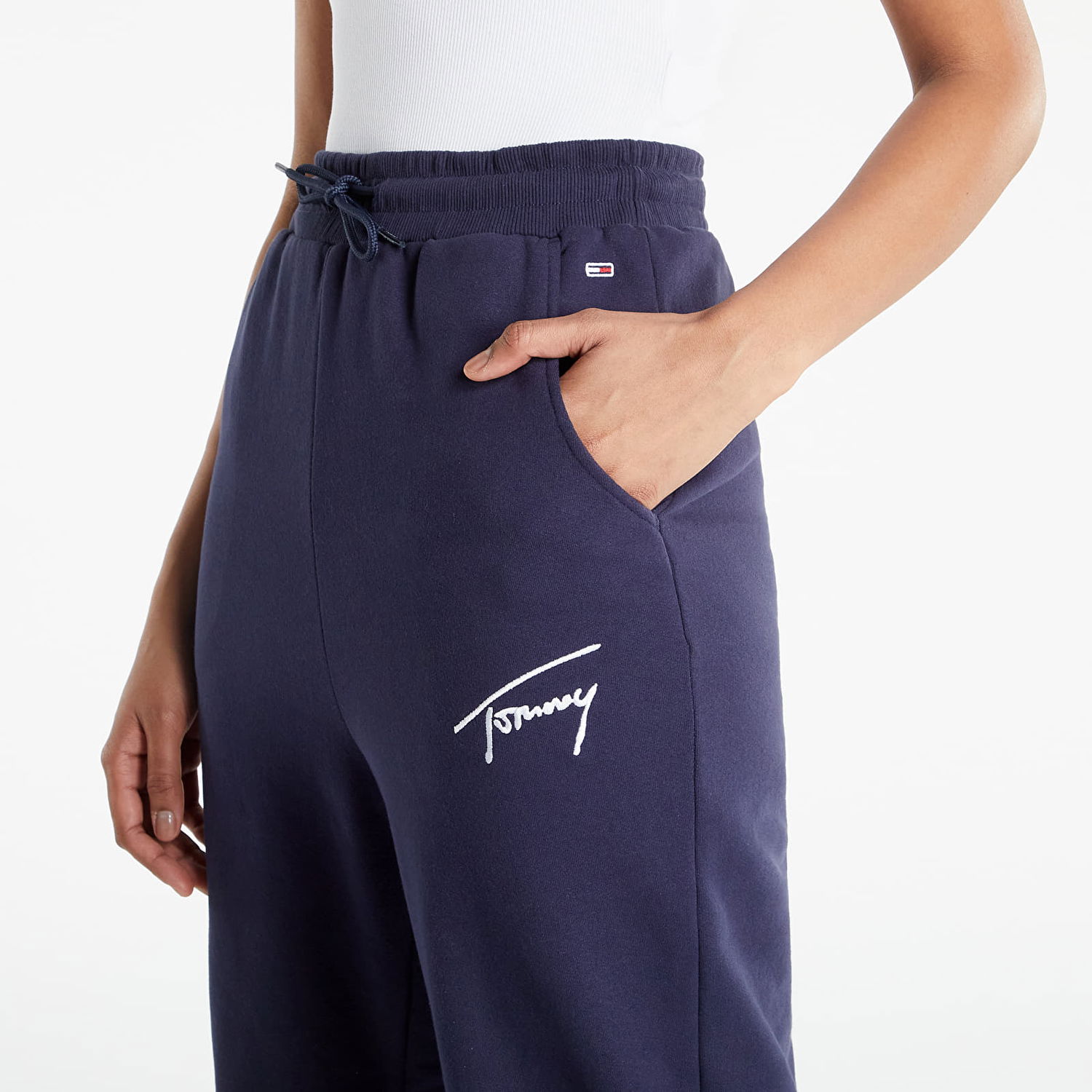 Tepláky Tommy Hilfiger Signature Sweatpants Navy | DW0DW11886 C87, 1