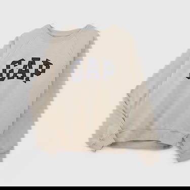 Mikina GAP Sweatshirt Logo Sweatshirt Moonstone XS Šedá | 829096-01, 2