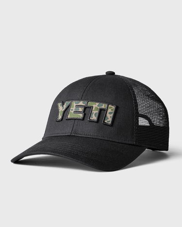 Šiltovka YETI Camo Logo Badge Low Pro Trucker Hat Čierna | 888830197790, 0