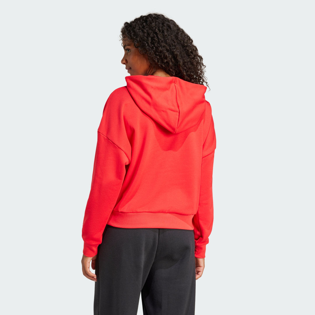 Mikina adidas Performance Loose Fit Terry Hoodie Červená | JN1849, 1
