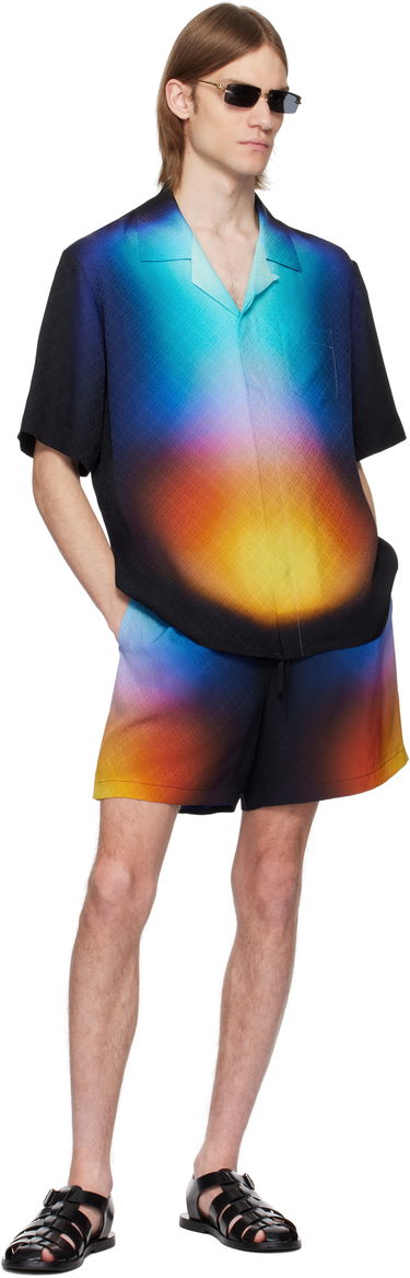 Šortky Casablanca Casablanca Gradient Silk Shorts Rôznofarebný | MS25-TR-012-02, 3