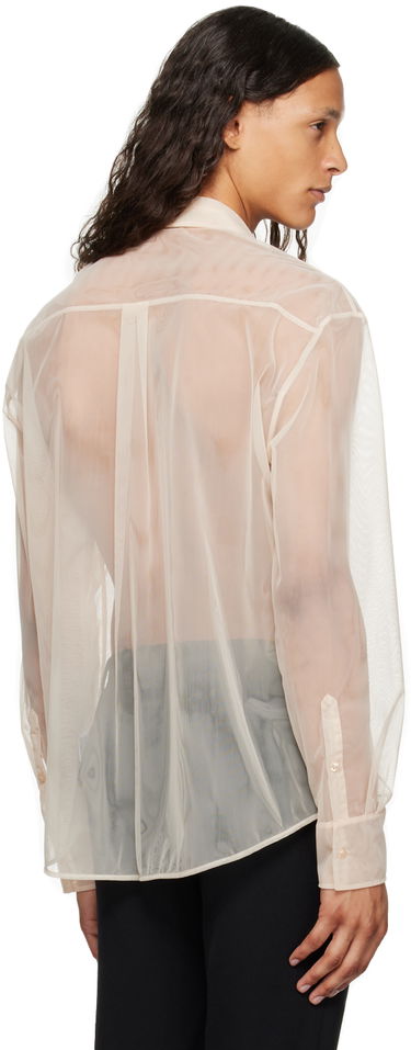 Košeľa Simone Rocha Simone Rocha Pearl Organza Shirt Béžová | 5289B 0069, 2