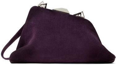 Kabelka The Attico The Attico Day Off Suede Shoulder Bag Fialová | 247WAH49 L108, 0