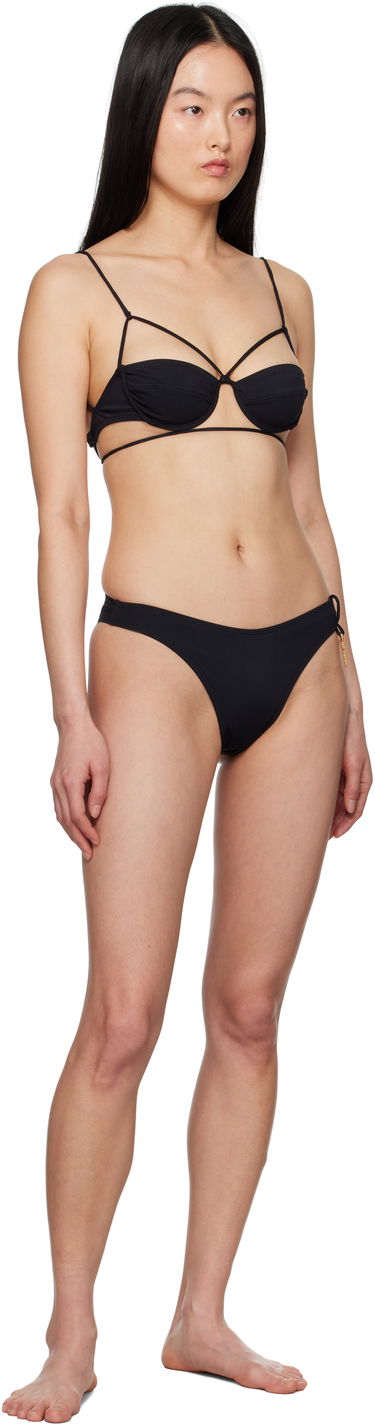 Plavky Jacquemus Jacquemus Signature Bikini Bottom Čierna | 25E251SW025-2294, 3