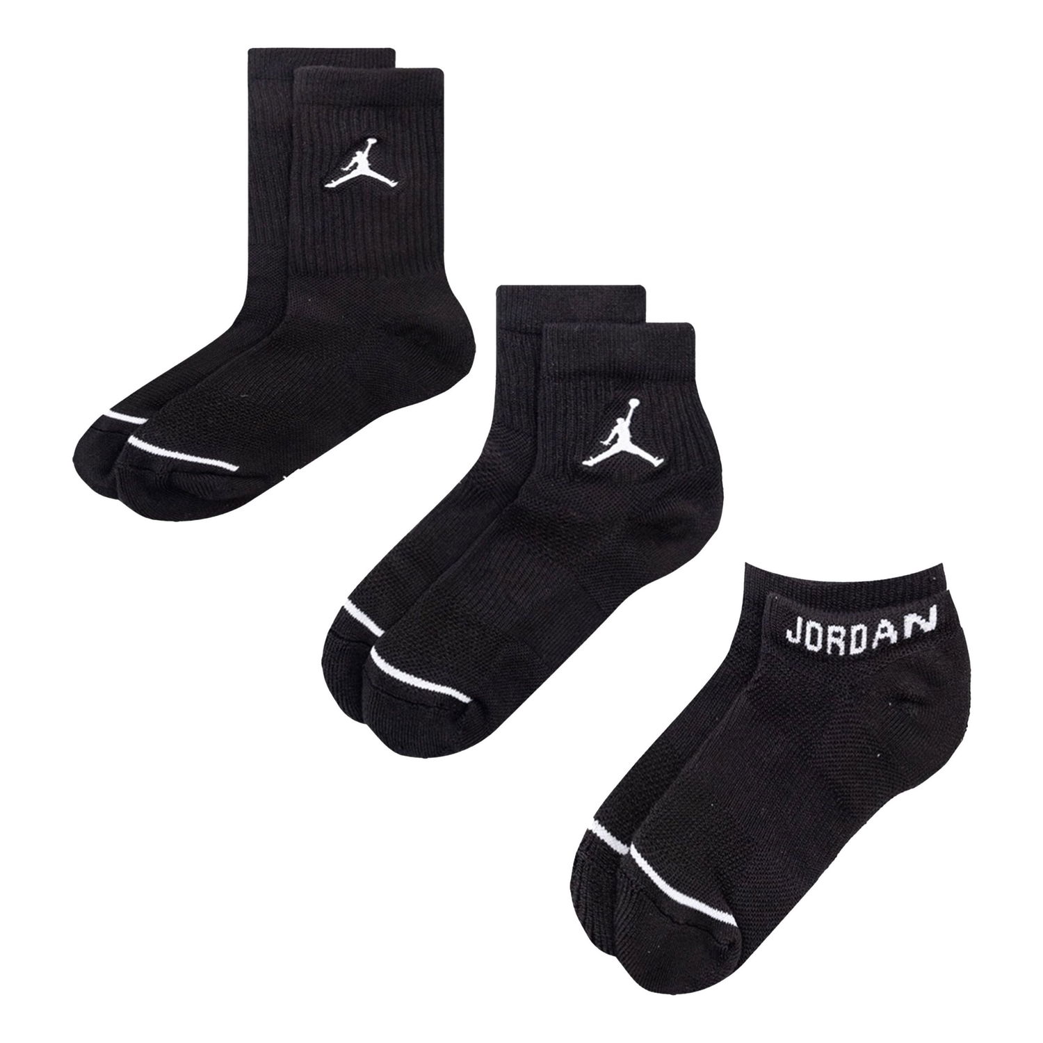 Ponožky Jordan Everyday Max Socks 3 Pairs Čierna | SX6274-010, 0