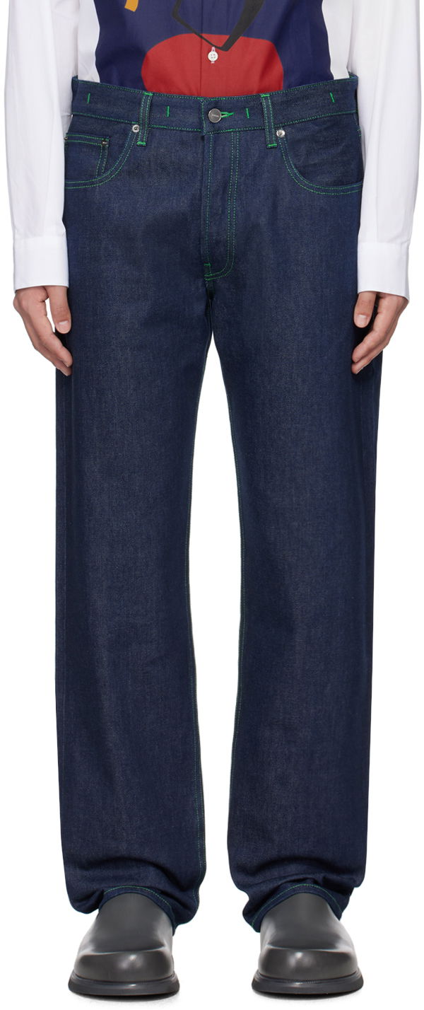Džínsy Jacquemus 'Le de Nîmes Fresa' Jeans Navy | 225DE002-1015, 0