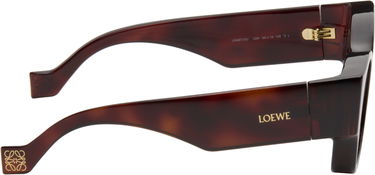 Slnečné okuliare Loewe Paula's Ibiza Goggle Rectangle Sunglasses Hnedá | LW40172UW5652N 192337236150, 1