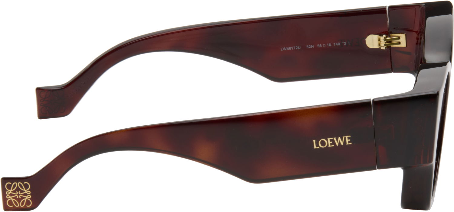 Slnečné okuliare Loewe Paula's Ibiza Goggle Rectangle Sunglasses Hnedá | LW40172UW5652N 192337236150, 1