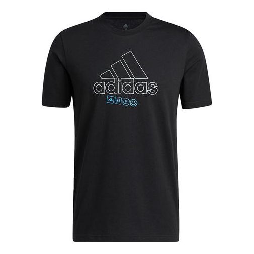 Tričko adidas Originals Alphabet Graphic T-Shirt Čierna | IB9430