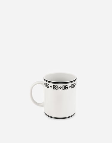 Home decor Dolce & Gabbana Dolce & Gabbana Logo-Print Porcelain Mug Biela | TC0140TCALHU0082, 1