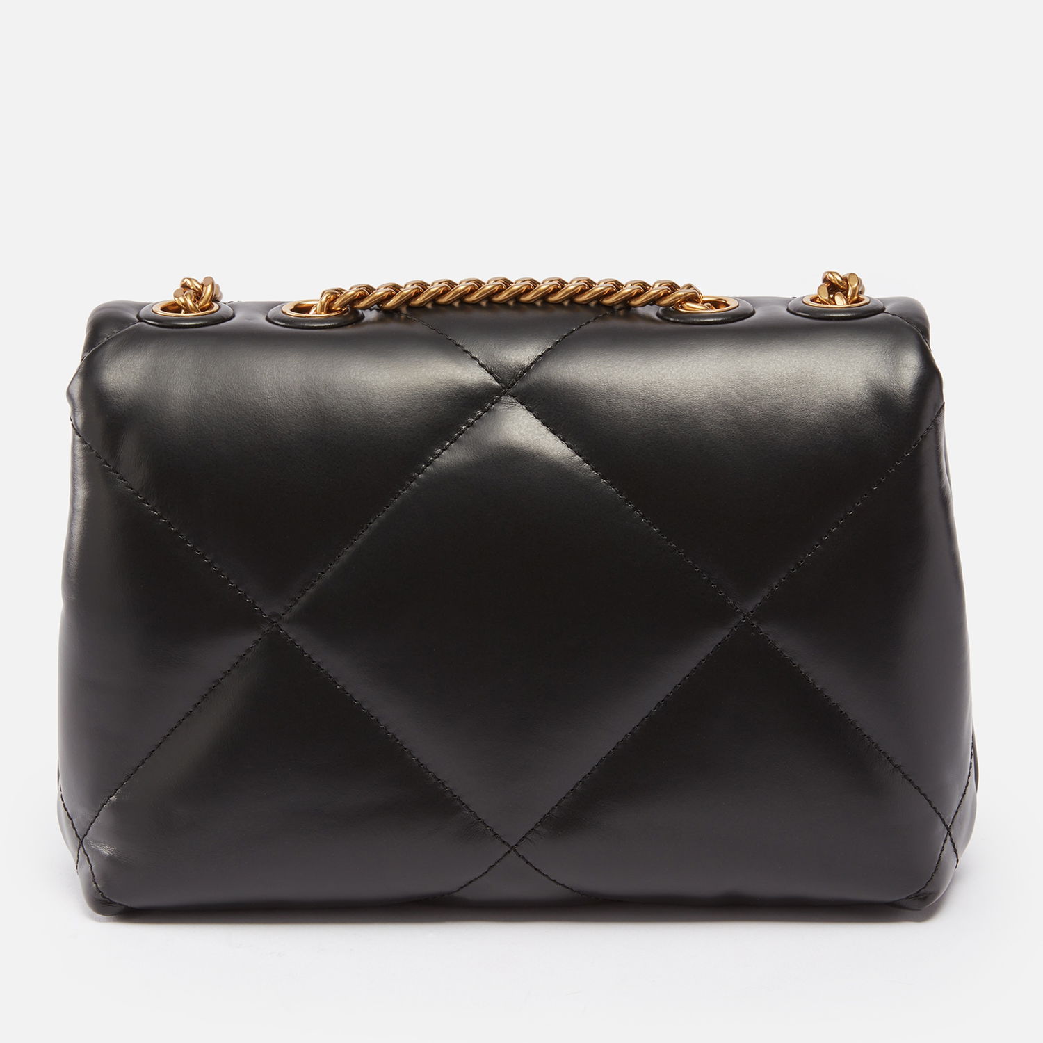 Taška cez rameno Tory Burch Small Convertible Quilted Leather Shoulder Bag Čierna | 154706-001, 0