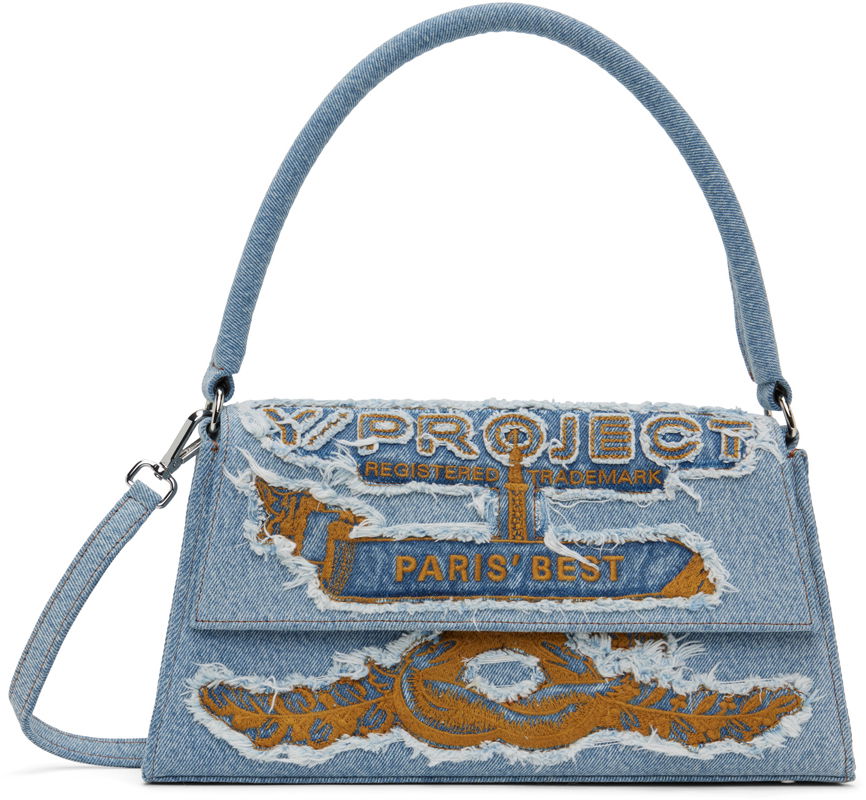 Taška cez rameno Y/PROJECT Shoulder Bag Modrá | 620BA003, 0