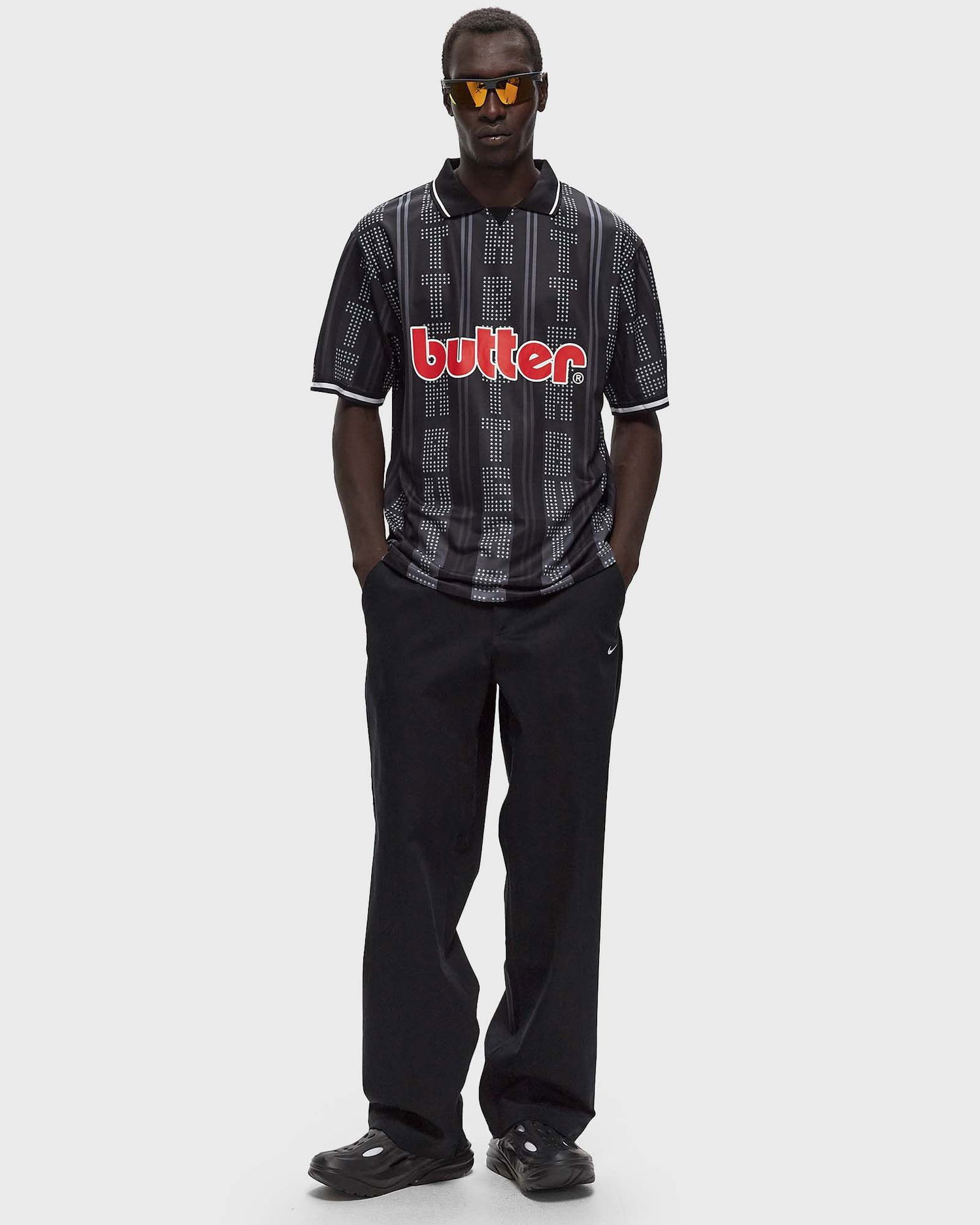 Polo tričko Butter Goods Goods City Black Jersey Čierna | P15540, 1