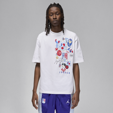 Tričko Jordan Jordan Sport x Fédération Française de Basketball Biela | FZ0955-100, 4