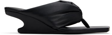 Starostlivosť o obuv Rick Owens Rick Owens Hollywood Thong Cantilever 45 Heeled Sandals Čierna | RP01E7858 LBY, 0