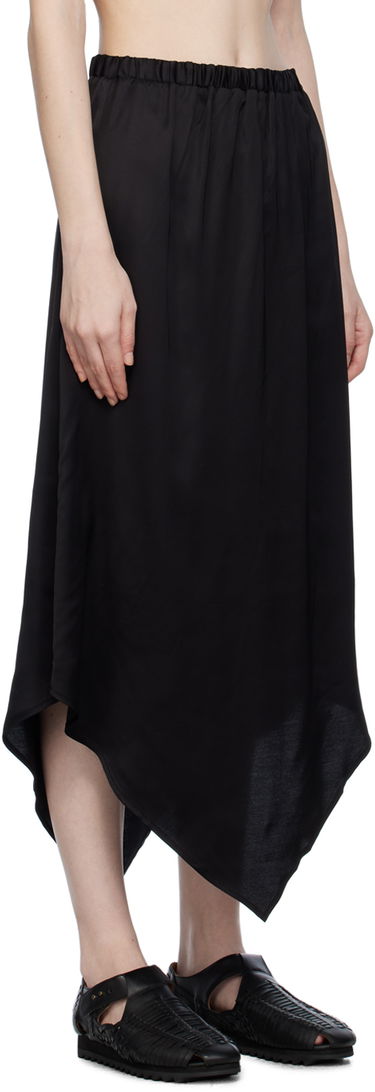 Sukňa Baserange Midi Asymmetrical Skirt Čierna | SKCRA-VI-WI23, 1