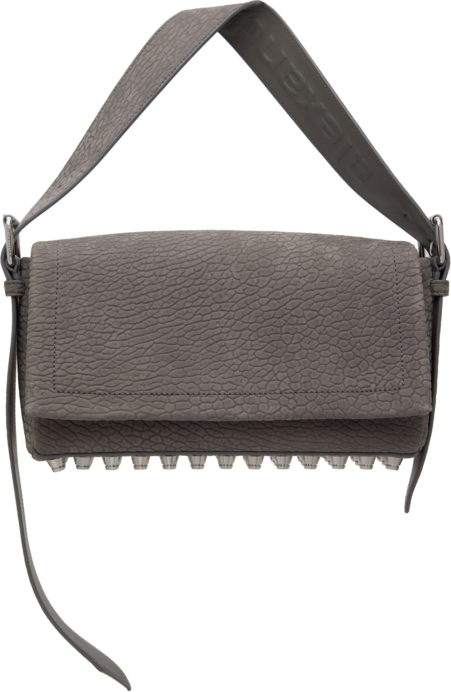 Taška cez rameno Alexander Wang Alexander Wang Ricco Medium Flap Bag Šedá | 20125K22L, 0