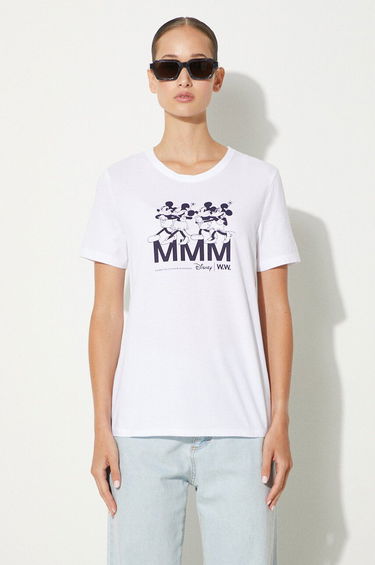 Tričko WOOD WOOD T-shirt With Print Biela | 12022500.2434, 0