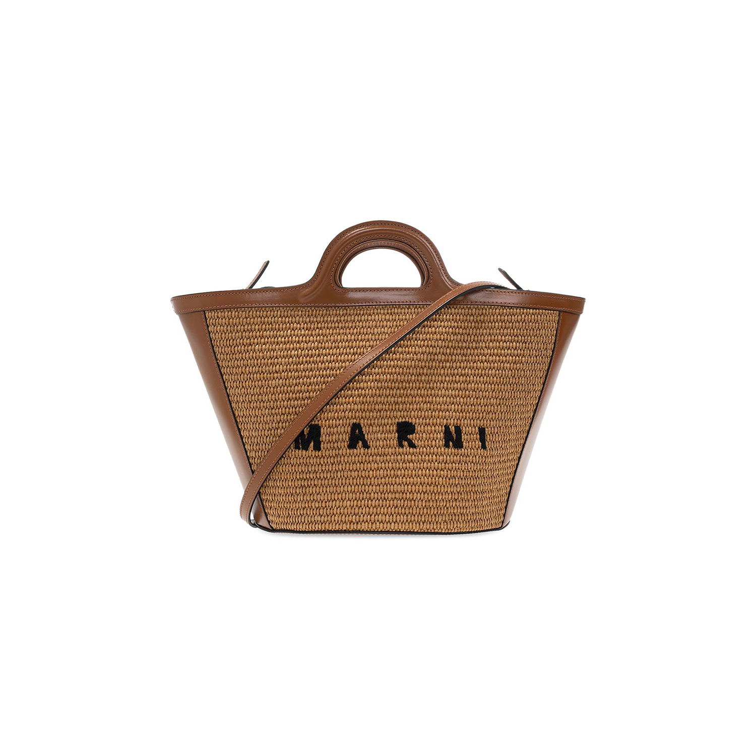 Tote bag Marni Medium Logo Woven Tote Bag Hnedá | BMMP0068Q0 P3860 00M50, 1