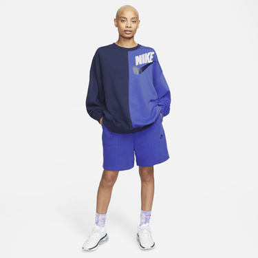 Mikina Nike Sportswear Over-Oversized Fleece Dance Sweatshirt Modrá | DV0328-410, 2