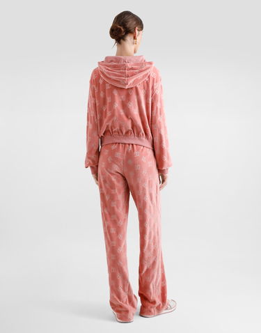 Mikina Dolce & Gabbana Dolce & Gabbana Chenille Jacquard Zip-Up Hoodie Ružová | F9S15TFJ7DLF0473, 2