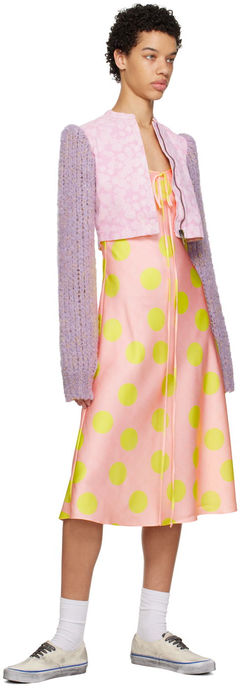 Polka Dot Midi Slip Dress