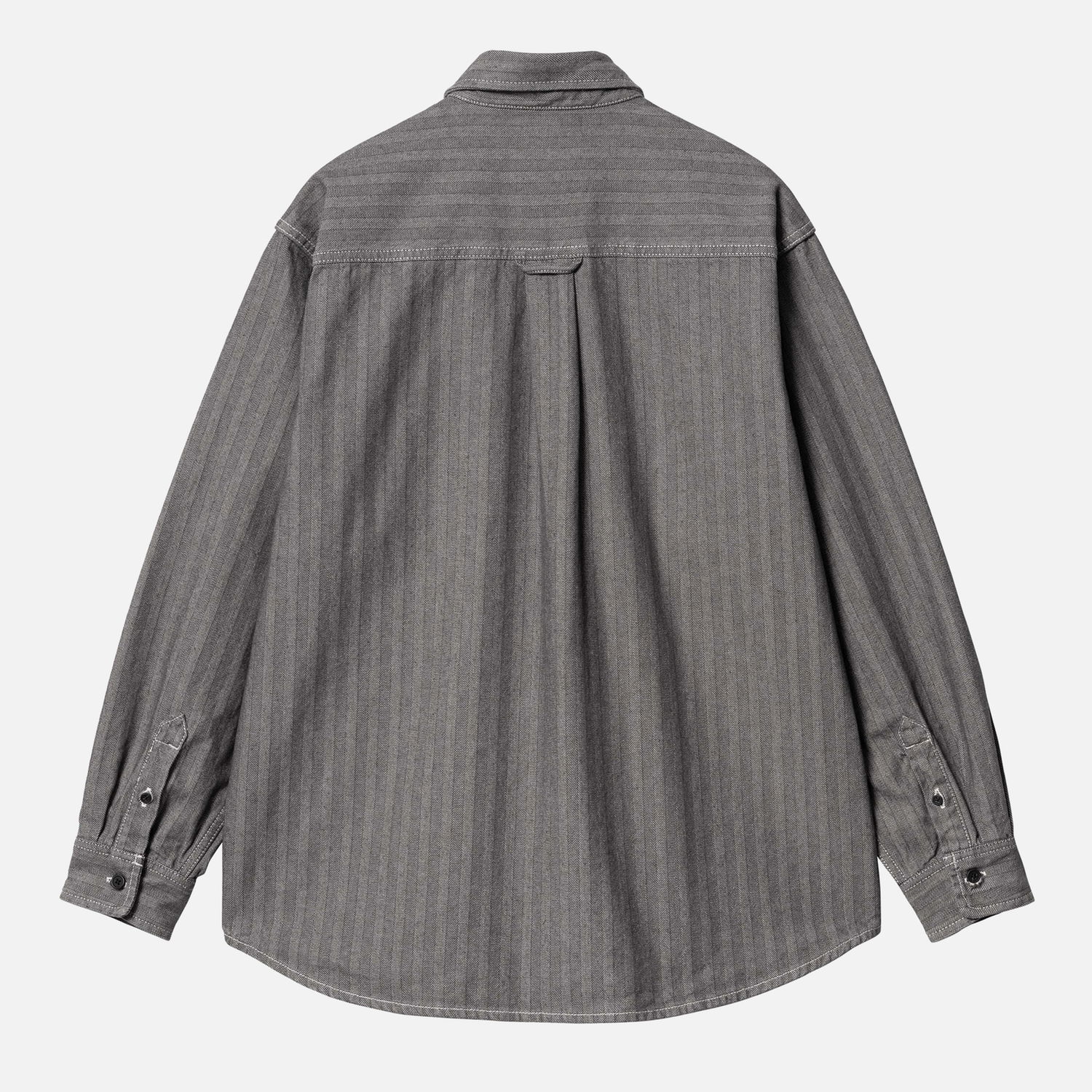 Košeľa Carhartt WIP Menard Herringbone Shirt Jacket - Grey Rinsed Šedá | I033577-9102, 0