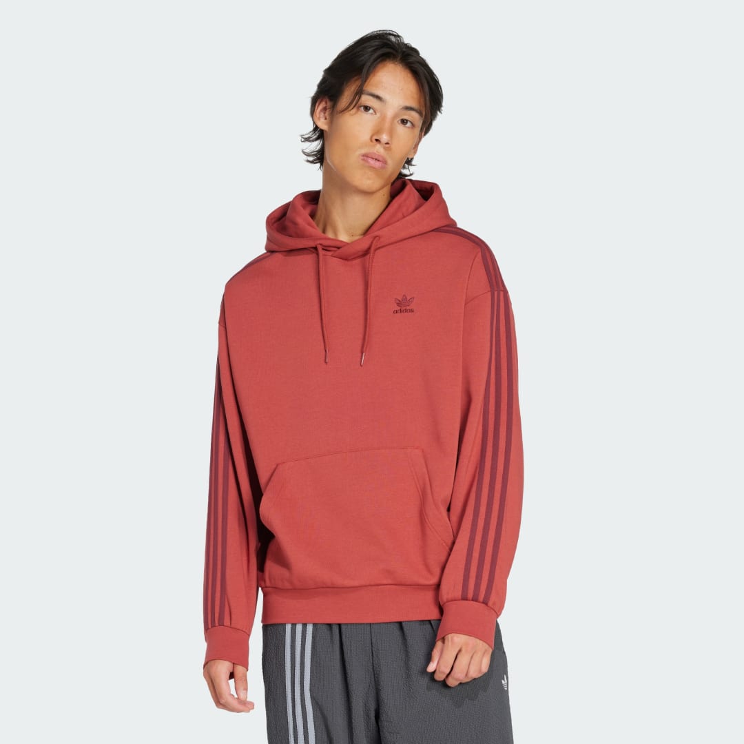 Mikina adidas Performance Baggy Fit Hoodie Červená | JP1072, 0