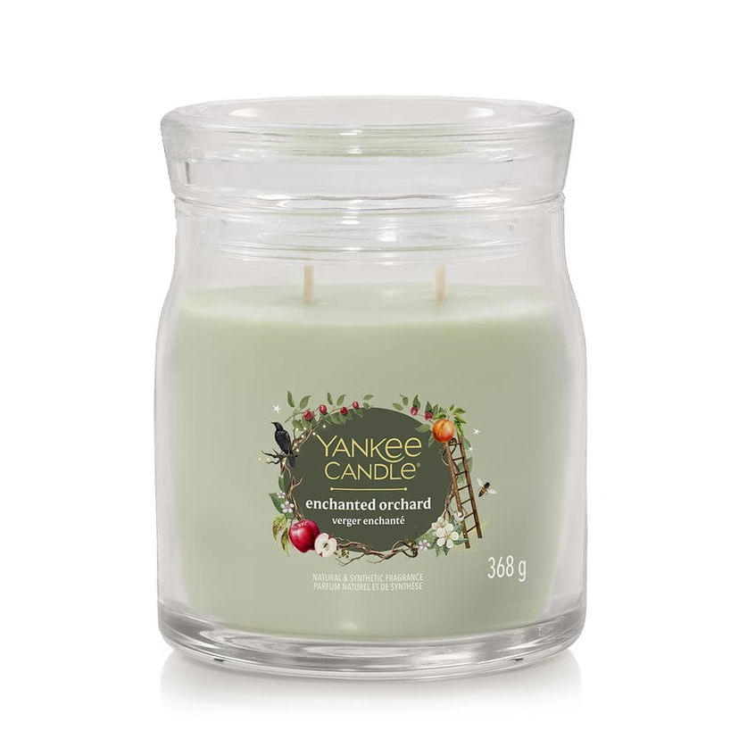 Sviečka Yankee Candle Signature Medium Jar 2 Wicks Enchanted Orchard Zelené | 43497