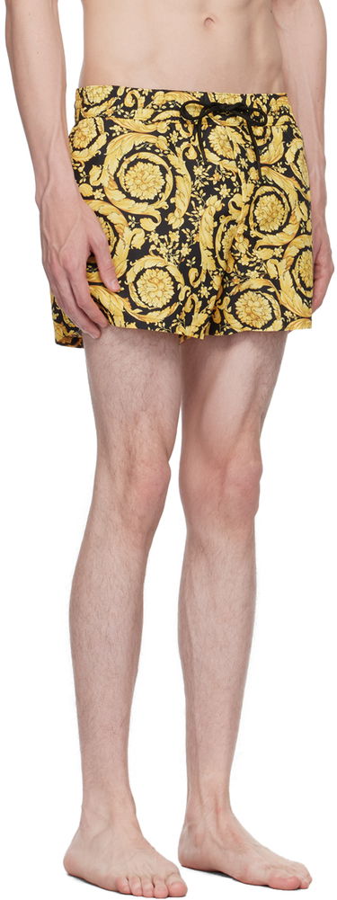 Plavky Versace Barocco Print Swim Shorts Metalická | ABU05020_A233170, 1
