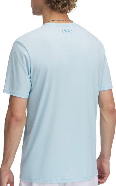 Tričko Under Armour Under Armour Stacked Logo Short Sleeve T-Shirt Modrá | 6000211-494, 1