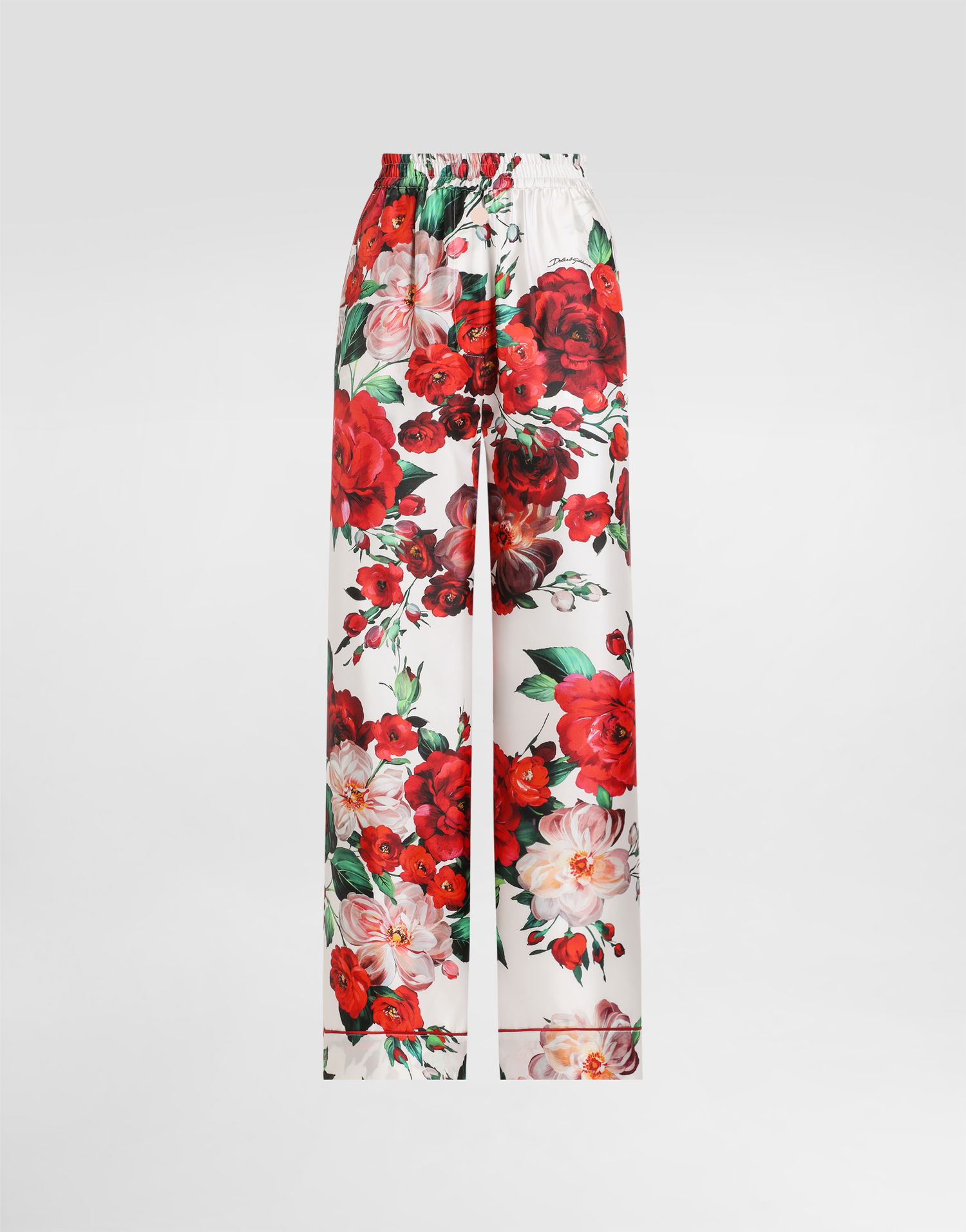 Pyžamo Dolce & Gabbana Dolce & Gabbana Rose Print Satin Pajama Pants Rôznofarebný | FTAMPTIS1ZDHA5PD, 0