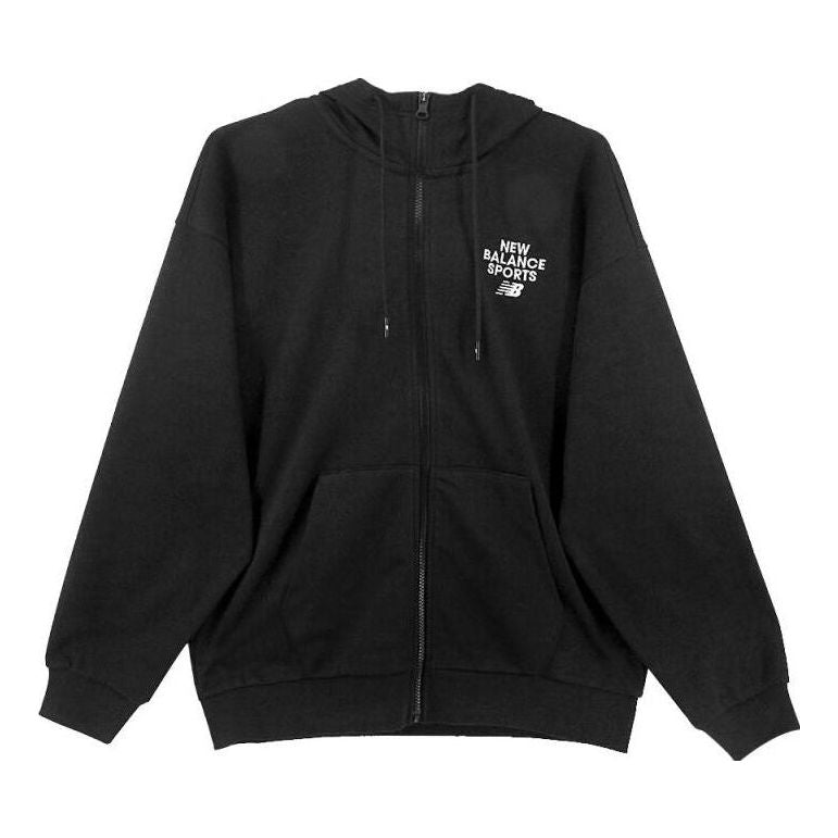 Mikina New Balance Sportswear Hooded Jacket Čierna | 6DD12033-BK, 0