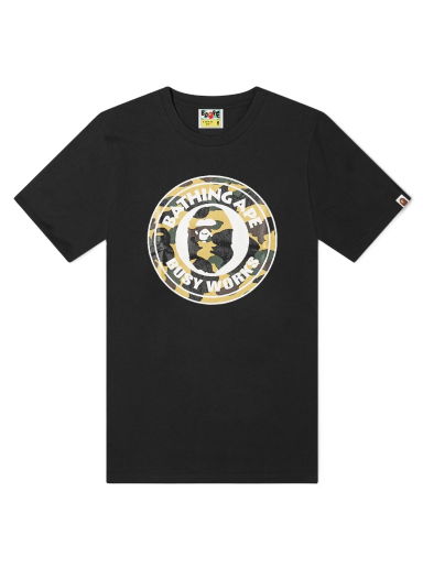 Tričko BAPE A Bathing Ape 1st Camo Busy Works Tee Čierna | 001TEI801008M-BYE